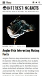 Mobile Screenshot of interestingfacts.org